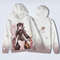 Hutao Genshin Impact All Over Print 3D Hoodie Zip Hoodie, Hutao Genshin Impact Hoodie 3D Zip Hoodie Fleece Hoodie
