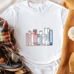 taylor swift albums as books art fan lover gift idea for men women birthday gift unisex tshirt sweatshirt hoodie shirt