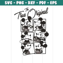 the true original mickey mouse classic disney movie svg