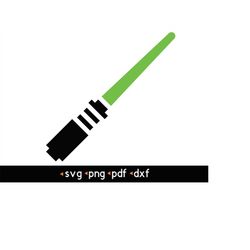 lightsaber- 2 svg, png, pdf, dxf