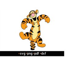 tigger- 6 svg, png, pdf, dxf