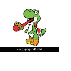 yoshi- 5 svg, png, pdf, dxf