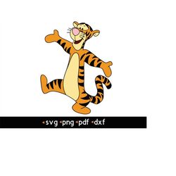 tigger- 9 svg, png, pdf, dxf