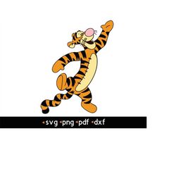 tigger- 4 svg, png, pdf, dxf