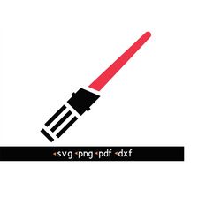 lightsaber- 1 svg, png, pdf, dxf