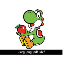 yoshi- 4 svg, png, pdf, dxf