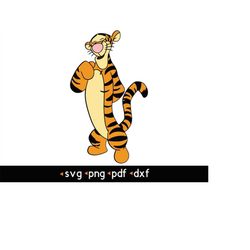 tigger- 12 svg, png, pdf, dxf
