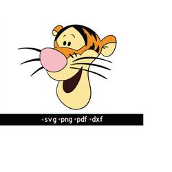 tigger- 8 svg, png, pdf, dxf