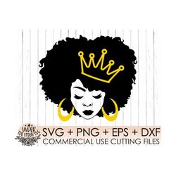 african american woman svg, queen black woman svg, afro svg, afro woman svg, strong svg, powerful svg, beautiful svg, gi
