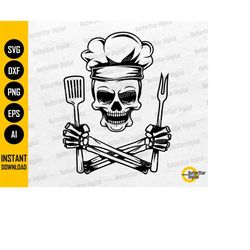 grill crossbones svg | grilling svg | griller dad shirt apron stencil gift tattoo | cricut silhouette clipart vector dig