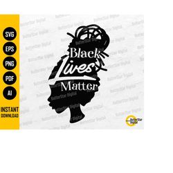 Black Woman SVG | Black Lives Matter | Justice For All African American | Cricut Cutting File Clipart Vector Digital Dow