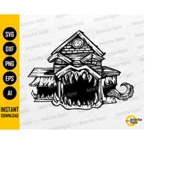 monster house svg | haunted mansion svg | horror svg | cricut cut files silhouette printable clip art vector digital dow