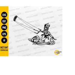 tiki man kitesurfing svg | kiteboarding svg | surf waves hawaiian sea ocean fun | cut files printable clipart vector dig