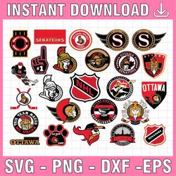 25 files ottawa senators bundle svg, ottawa svg, senators svg, nhl svg, nhl svg, hockey logo svg files cut files, hockey