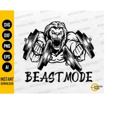 beast mode svg | fitness svg | workout t-shirt decal stencil sticker vinyl | cricut cut file printable clipart vector di