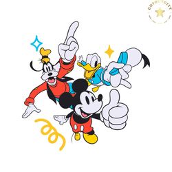 mickey goofy donald disney friends svg digital cricut file