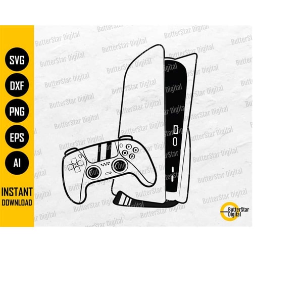 Game Console SVG | Video Game Illustration Drawing | Cricut | Inspire ...