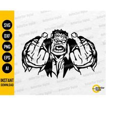 frankenstein middle finger svg | fun halloween t-shirt decals graphics | cricut cutting file clipart vector digital down