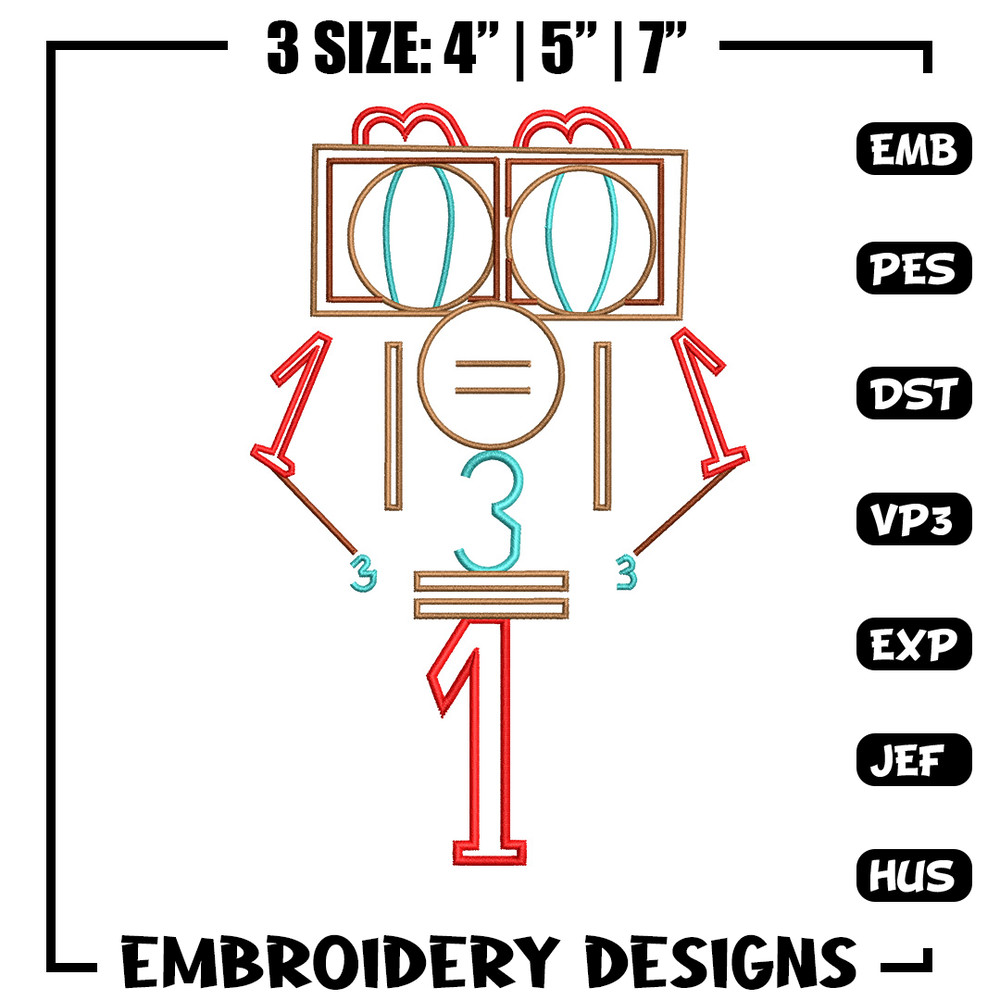 1 machine logo embroidery design, Logo embroidery, Embroidery file, Embroidery shirt, Emb design, Digital download.jpg