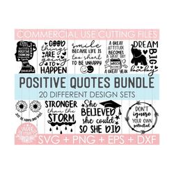 20 positive quotes svg bundle,motivational quotes svg,inspirational quotes svg, life quotes,hand-lettered quotes,positiv