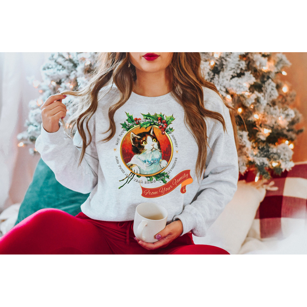 Christmas Sweatshirt, Christmas Cat Sweatshirt, Christmas Cat Shirts, Christmas Gifts, Cat Christmas Shirt, Merry Christmas Shirt.jpg
