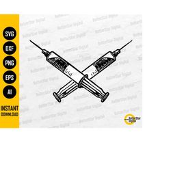 cross syringe svg | vaccine svg | vaccinated svg | medical decals graphic | cricut cut files printable clipart vector di