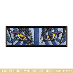 akaza eyes embroidery design, demon slayer embroidery, anime design, embroidery shirt, embroidery file, digital download