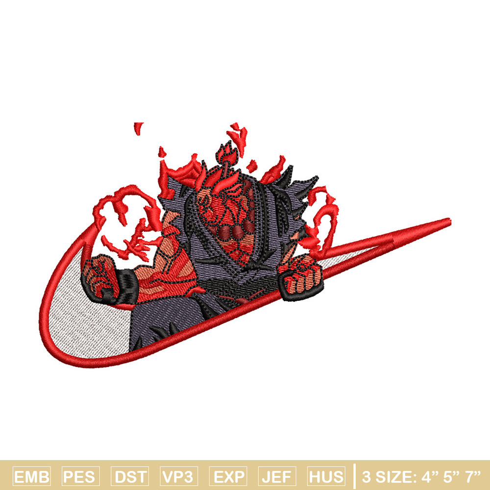 Akuma swoosh embroidery design, Akuma embroidery, Nike design, Embroidery shirt, Embroidery file, Digital download.jpg