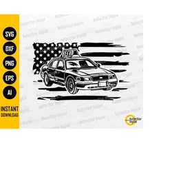 us taxi cab svg | american urban city public transportation t-shirt decals | cricut cut file printable clipart vector di