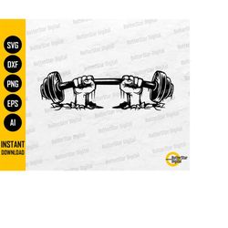 smashing barbell svg | gym svg | workout t-shirt decal graphics | cricut cut file silhouette printable clipart vector di