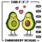 Avocado Love embroidery design, Avocado Love embroidery, logo design, embroidery file, logo shirt, Digital download..jpg