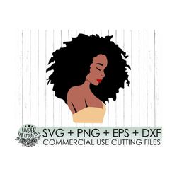 afro woman svg,  afro girl silhouette svg, black girl svg,black woman svg, clipart, hair svg, afro hair svg, cut files,