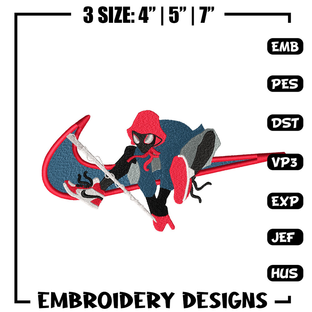 Black Spider Swoosh embroidery design, Black Spider embroidery, Nike design, Logo shirt, movie shirt, digital download.jpg