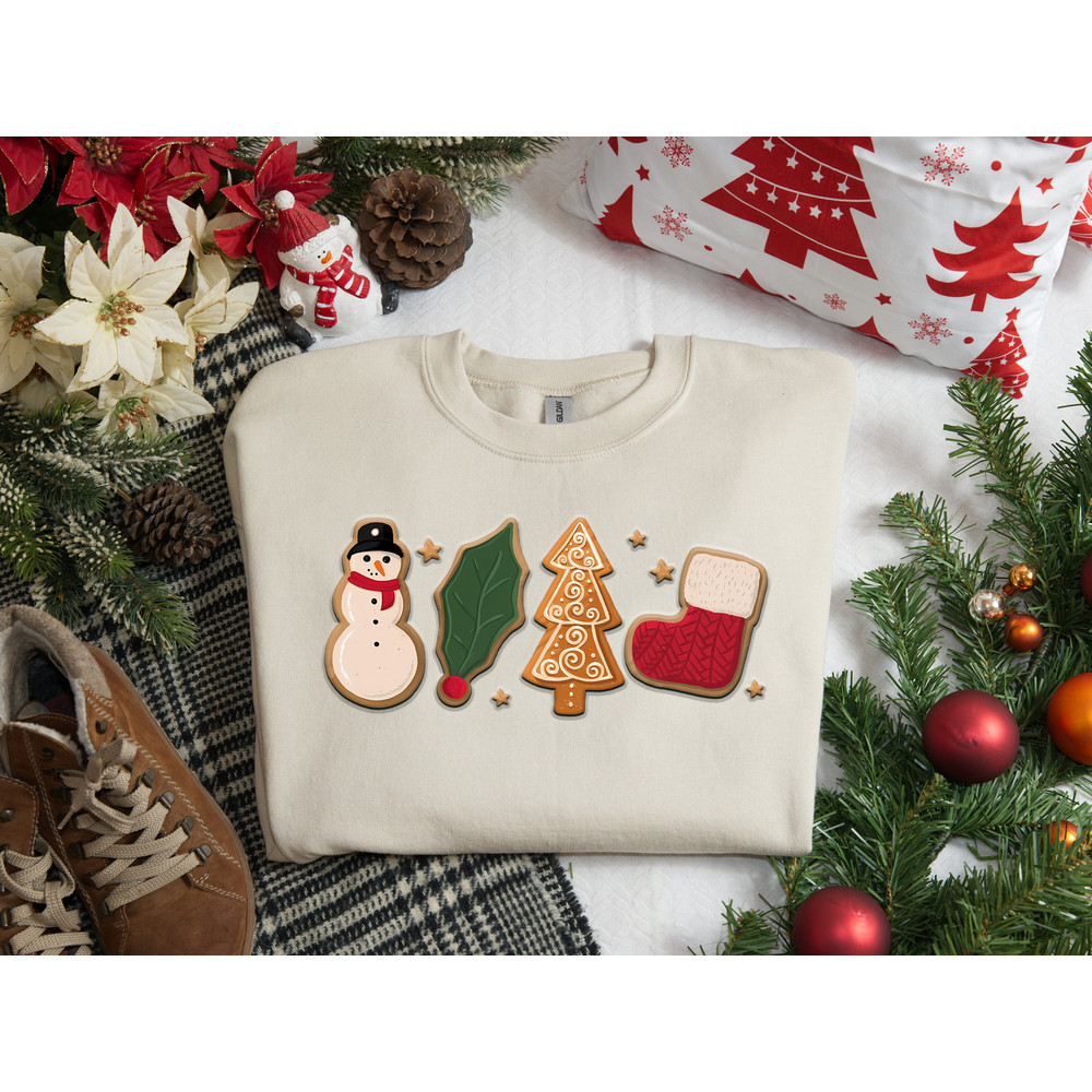 Gingerbread Cookies Sweatshirt, Gingerbread Christmas Shirt, Christmas Gifts, Christmas Gingerbread Bakery Cookies Sweater,Cookie Sweatshirt.jpg
