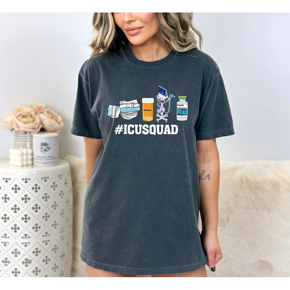 ICU Squad Shirt, Icu Nurse Shirt, Icu Propofol Shirt, Nurse Week Gift, Night Shift Nurse, Critical Care Nurse Shirt, Medical Care Sweatshirt.jpg