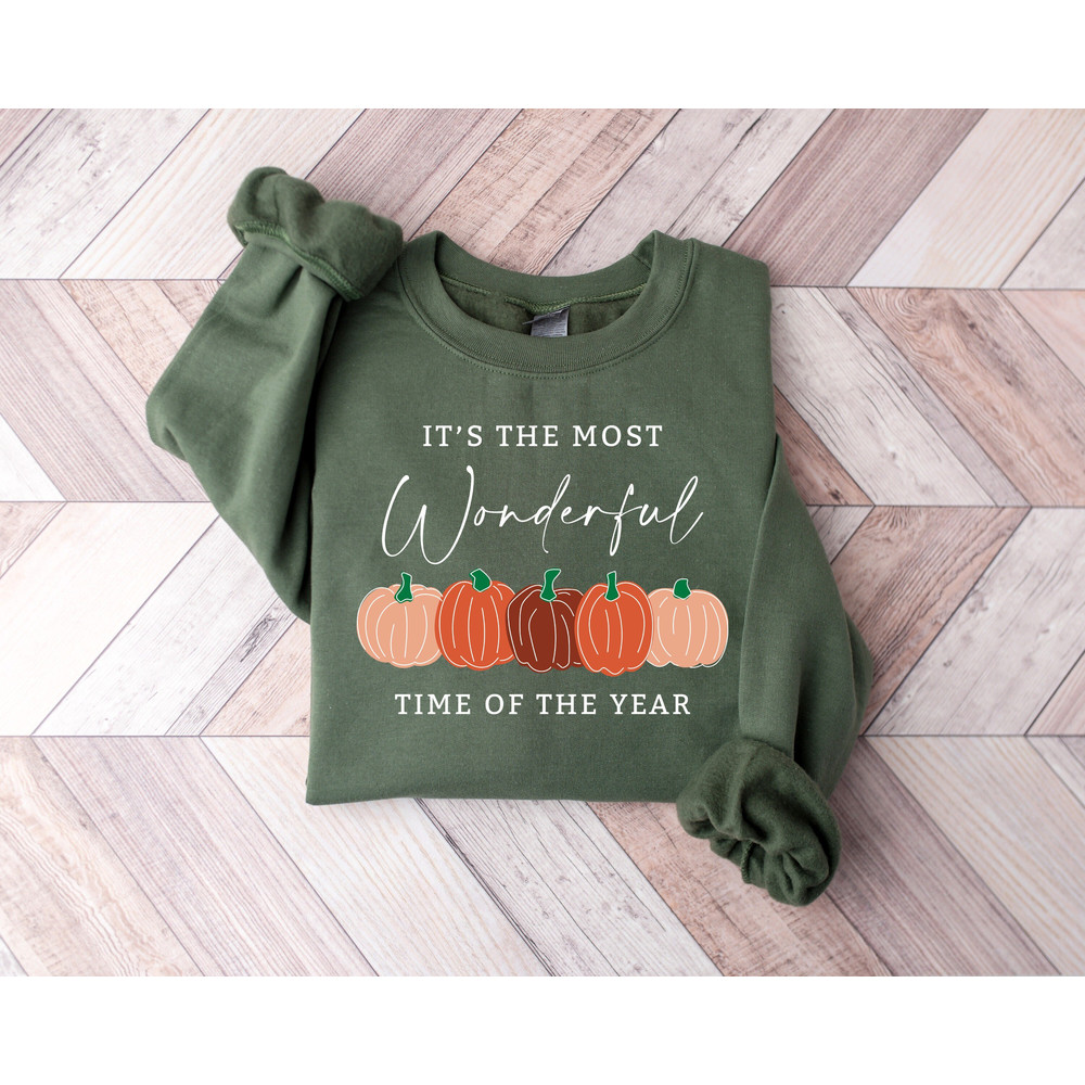 It’s the Most Wonderful Time of the Year Shirt, Tis the Season Shirt, Fall Pumpkin Sweatshirt, Fall Gifts, Pumpkin Spice Shirt,Pumpkin Shirt.jpg