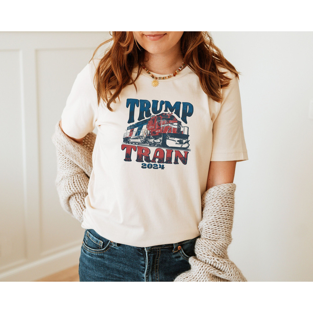 Trump Train 2024 Shirt, Trump 4th of July Shirt, Trump Republican T-shirt, 4th Of July Shirt, Great America Funny 4th of July Trump Tee, USA.jpg