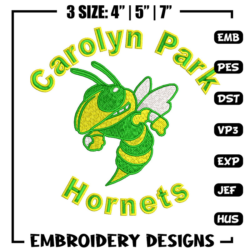 Caroiyn park embroidery design, Logo embroidery, Embroidery file, Embroidery shirt, Emb design, Digital download.jpg