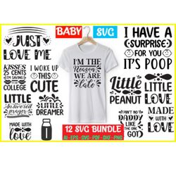 Baby SVG T-shirt Design Bundle Graphic