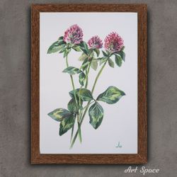 watercolor painting. original. clove. flowers. interior decoration. wall decor, cyanistes caeruleus, playroom