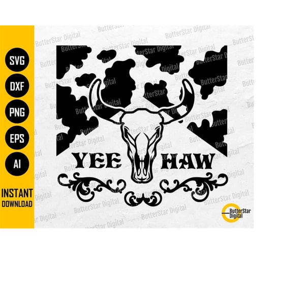 Yee Haaa Yee Haw SVG | Country SVG | Western SVG | Cricut Cutting Fil - Inspire ...