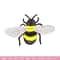 Bee yellow embroidery design, Bee embroidery, Embroidery file, Embroidery shirt, Emb design, Digital download.jpg