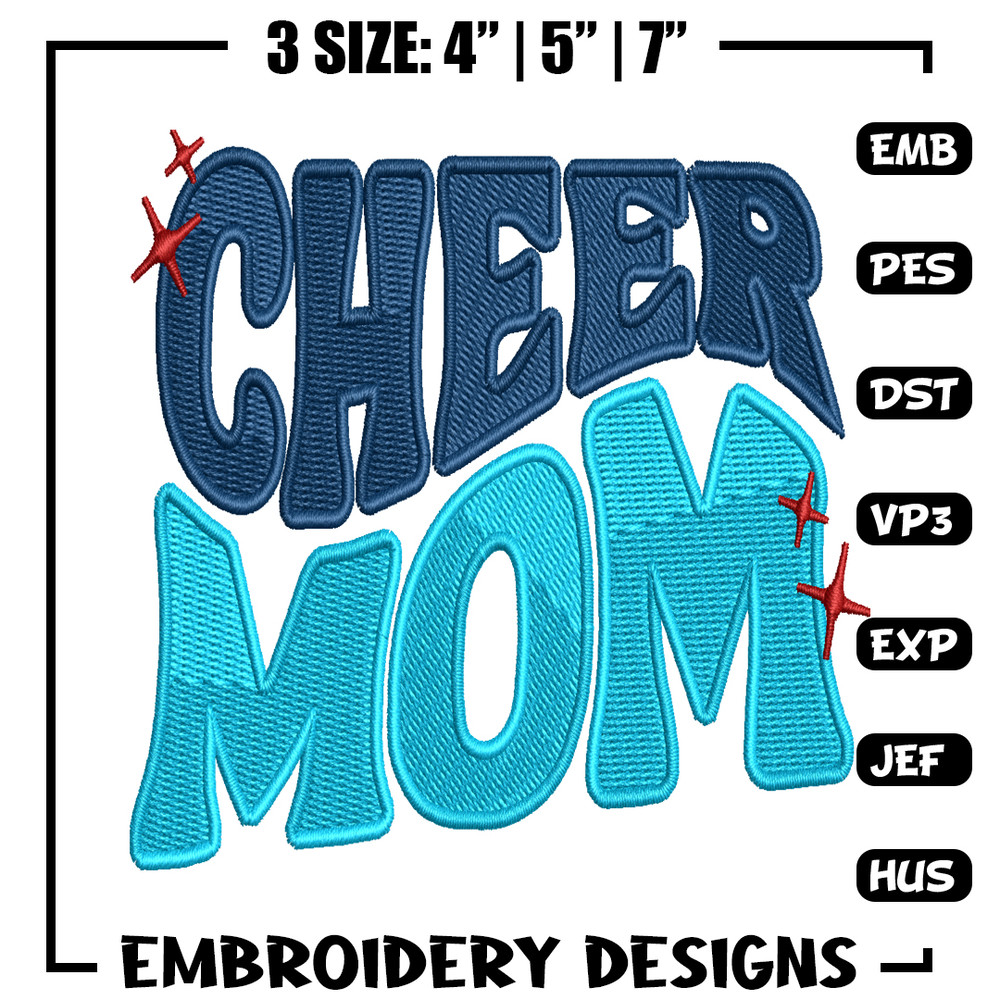 Cheer mom Logo embroidery design, Cheer mom Logo embroidery, embroidery file, logo design, logo shirt, Digital download.jpg