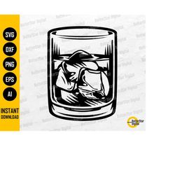 whiskey svg | whiskey glass with ice svg | whisky svg | cricut cutting files silhouette cnc printable clip art vector di