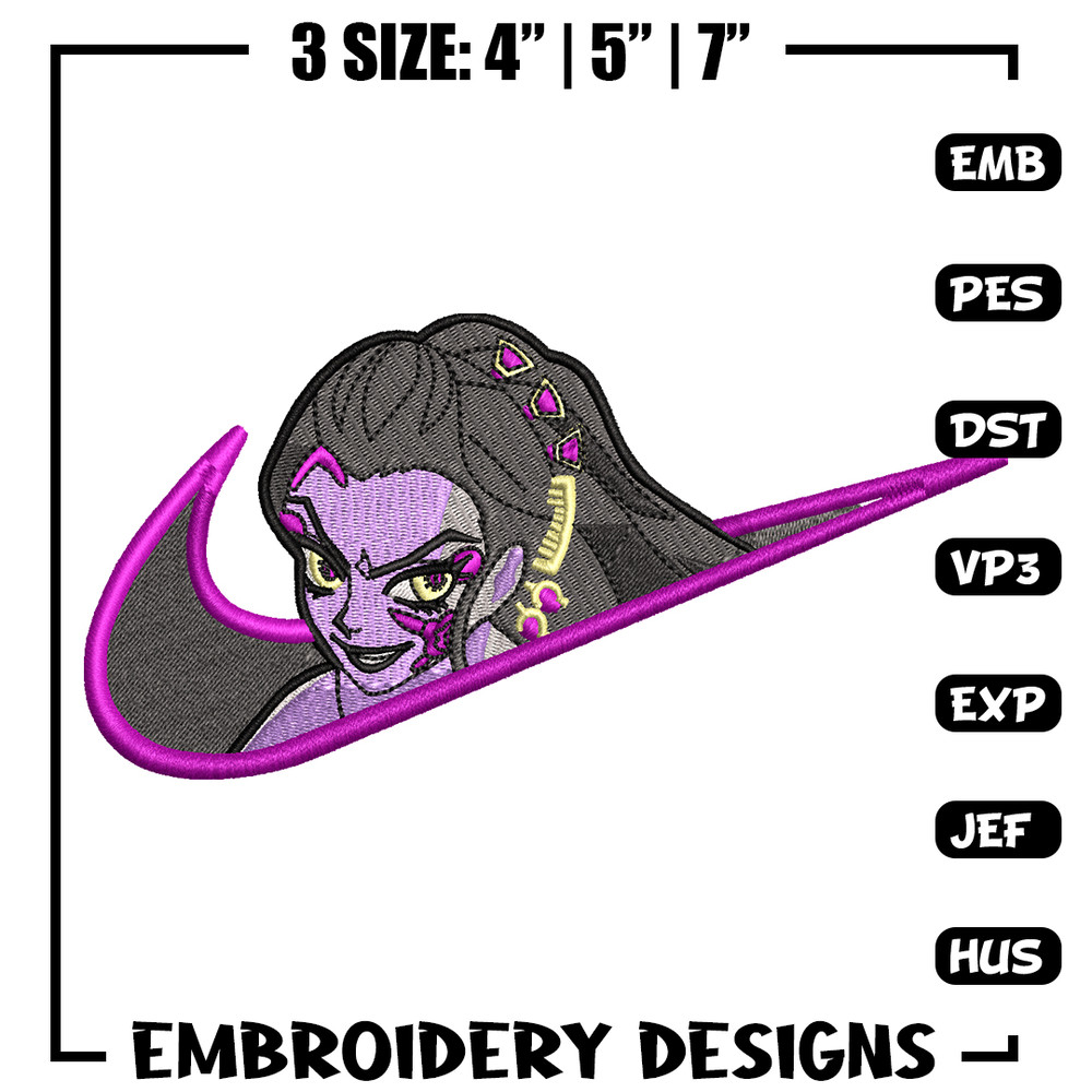 Daki nike embroidery design, Kimetsu no Yaiba embroidery, nike design, anime design, anime shirt, Digital download.jpg