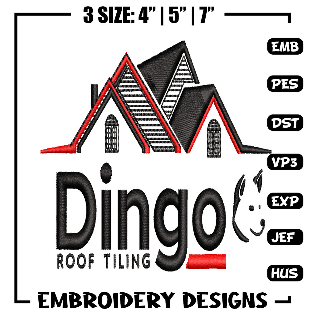 Dingo Logo embroidery design, Dingo Logo embroidery, logo design, embroidery file, logo shirt, Digital download..jpg