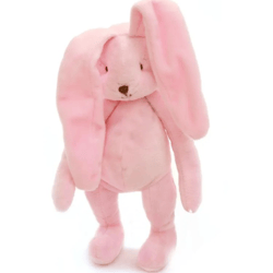 Cute Bunny Plush pink 28 cm,Bunny Cuddly Toy,Kids' Bunny Plushie,Toddler's Bunny Stuffed Animal,Fluffy Bunny Plush
