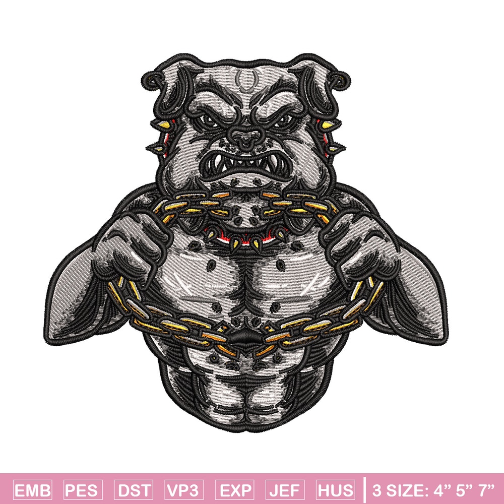 Bull dog body embroidery design, Bull embroidery, Embroidery file, Embroidery shirt, Emb design, Digital download.jpg