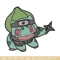 Bulbasaur ninja embroidery design, Pokemon embroidery, Anime design, Embroidery file, Digital download, Embroidery shirt.jpg
