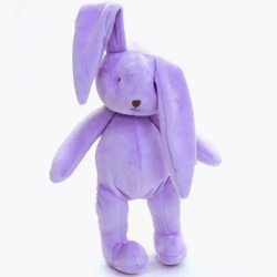 Plush Bunny Baby purple 28 cm,Bunny Rabbit Playtime Toy,Kids' Bunny Hugging Buddy,Bunny Rabbit Stuffed Pal